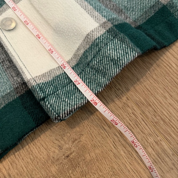 Zara Green Plaid Shacket - Picture 5 of 9